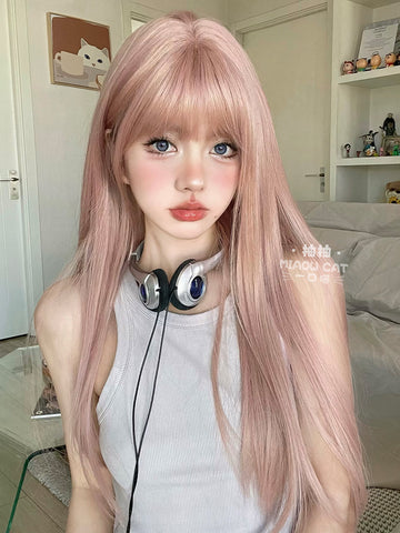 Lolita new summer style with long straight hair