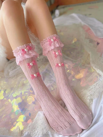 Fantasy Loli original Chinese Valentine's Day limited edition Lolita lace socks