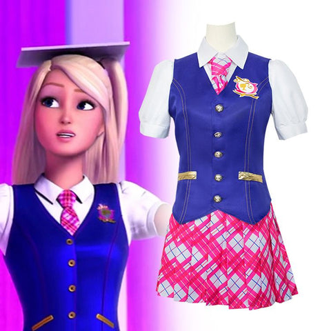 Barbie cosplay barbie glamor princess academy