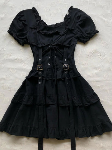 Ancient punk summer new dark dress