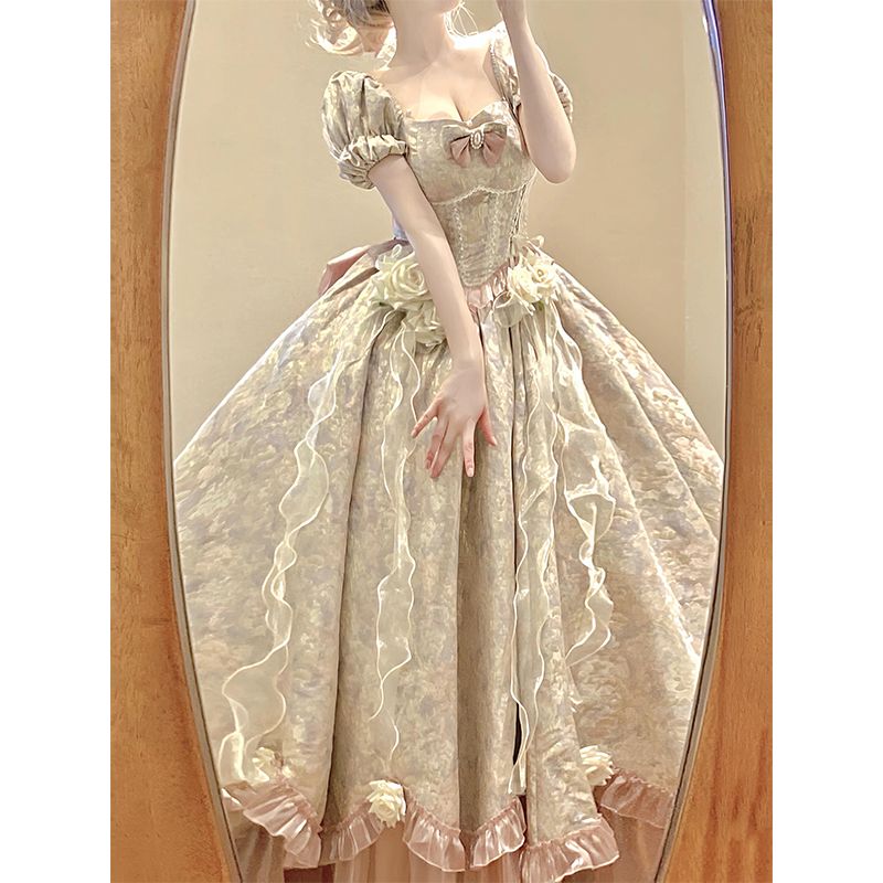 Pink lolita wedding dress