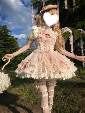 Original Ballet Style Cake Skirt Dress Lolita