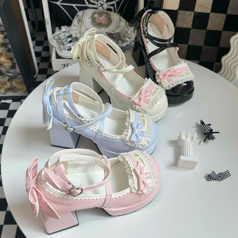 Original Lolita elegant high heel loa shoes