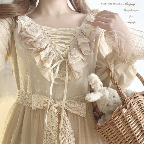Sleepingdoll POSHEPOSE Elegant retro lace dress