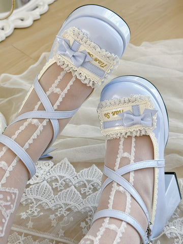 Original Lolita elegant high heel loa shoes