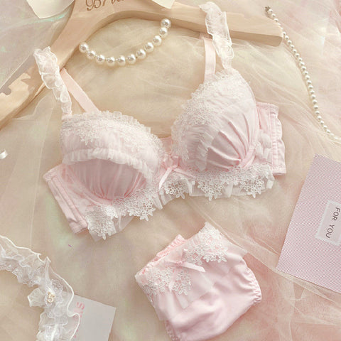 Sweet and cute comfortable bra set for girls