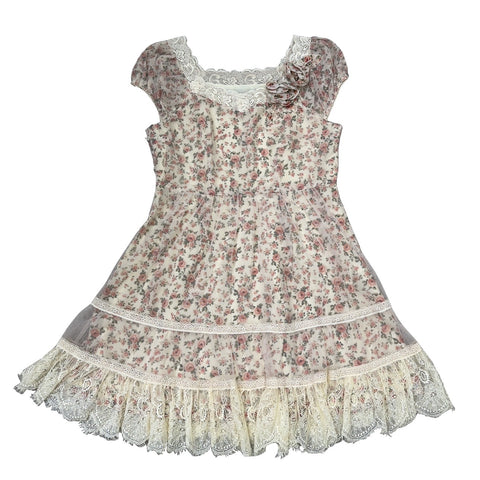 Vintage Nana style lace floral sweet dress