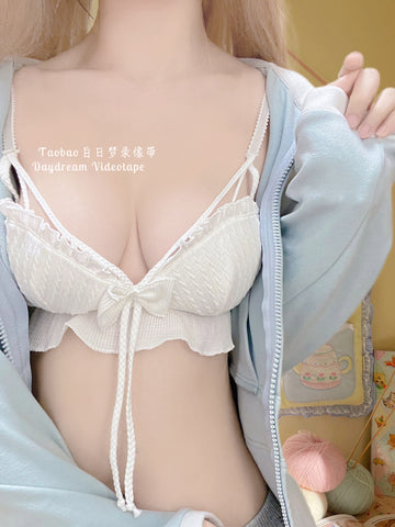 Pure desire girl bra Japanese style cotton underwear set