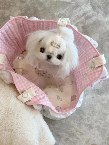 Pet handbag small dog cute small bag