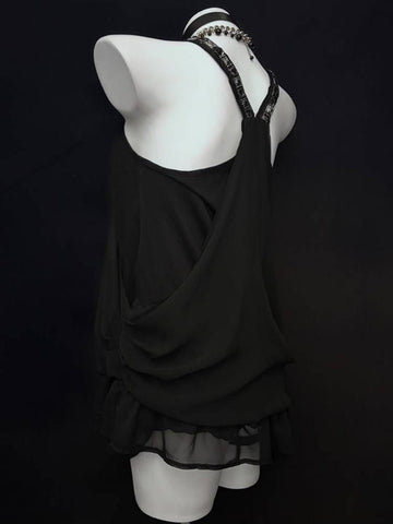 Dark Gothic Chic Vintage Dress