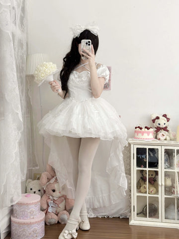 Lolita suspender tail fantasy summer princess dress