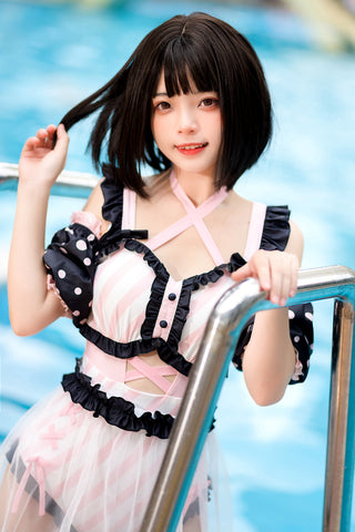 Sweetheart cute lolita swimsuit female lolita dress