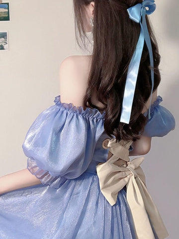 French blue fugitive princess adult dress