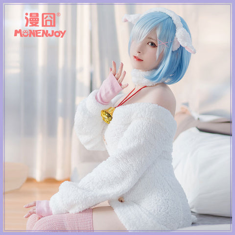 [ Re:Zero -Starting Life in Another World ] Rem Sheep Cosplay Costume
