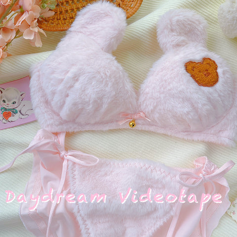 Japanese girl cute plush underwear set