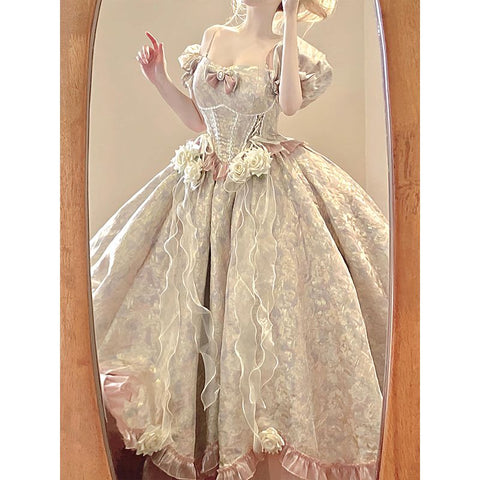 Pink lolita wedding dress