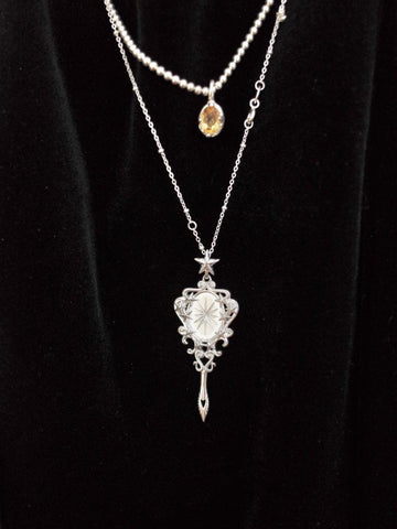 Star mirror pendant original niche necklace