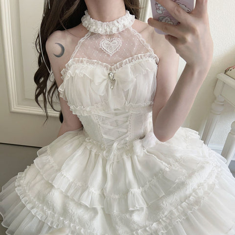 Original design new Lolita dress halter neck dress