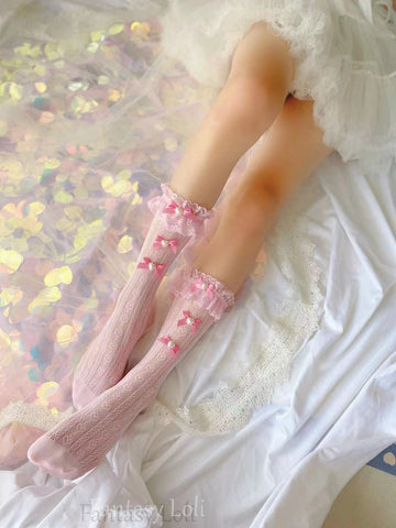 Fantasy Loli original Chinese Valentine's Day limited edition Lolita lace socks