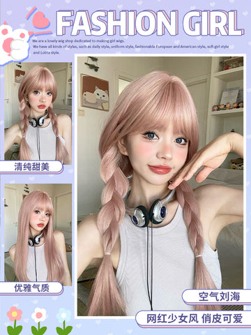 Lolita new summer style with long straight hair