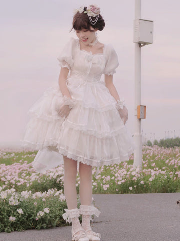 Miss Fula's light wedding lolita dress