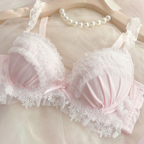 Sweet and cute comfortable bra set for girls