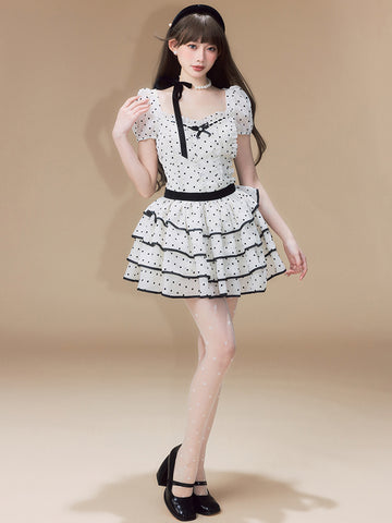 Girly, sweet and cute waist-cinching cake skirt