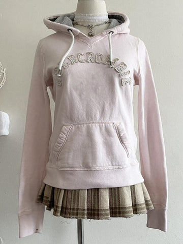 Original pink hooded sweatshirt women's suit