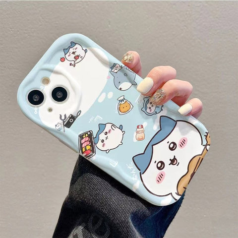 Kawaushaki cartoon cute ins style doll mobile phone case