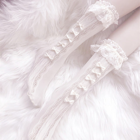 Lolita bow sexy lace lolita socks