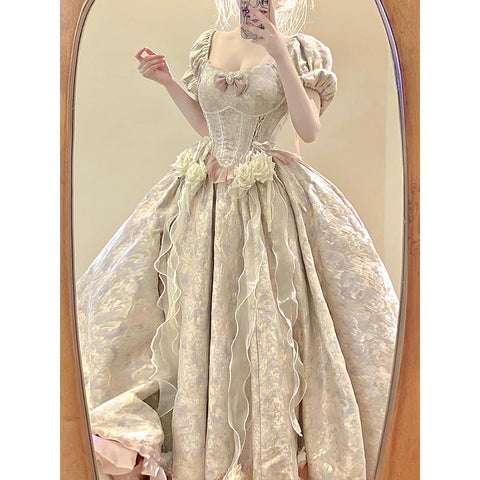 Pink lolita wedding dress