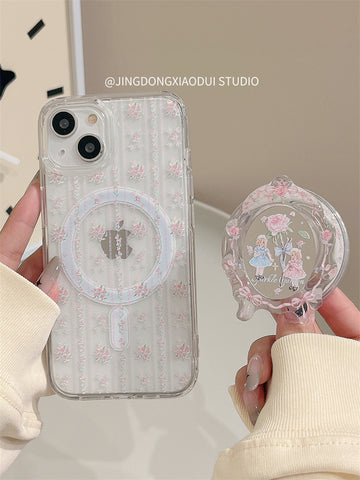 Girly lace floral phone case