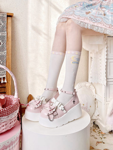 Punk thick-soled sweet and cool hot girl lolita shoes