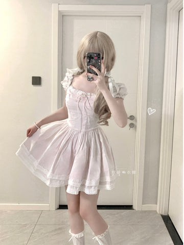 Pink Lace Princess Dress