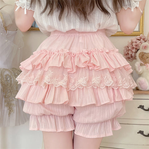 Japanese soft girl sweet and cute Lolita leggings