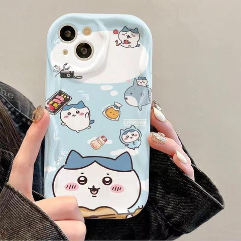 Kawaushaki cartoon cute ins style doll mobile phone case