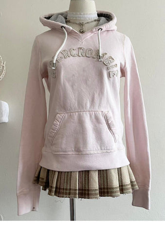 Original pink hooded sweatshirt women's suit