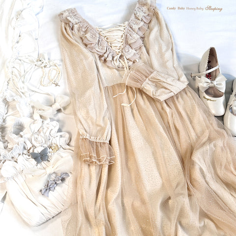 Sleepingdoll POSHEPOSE Elegant retro lace dress