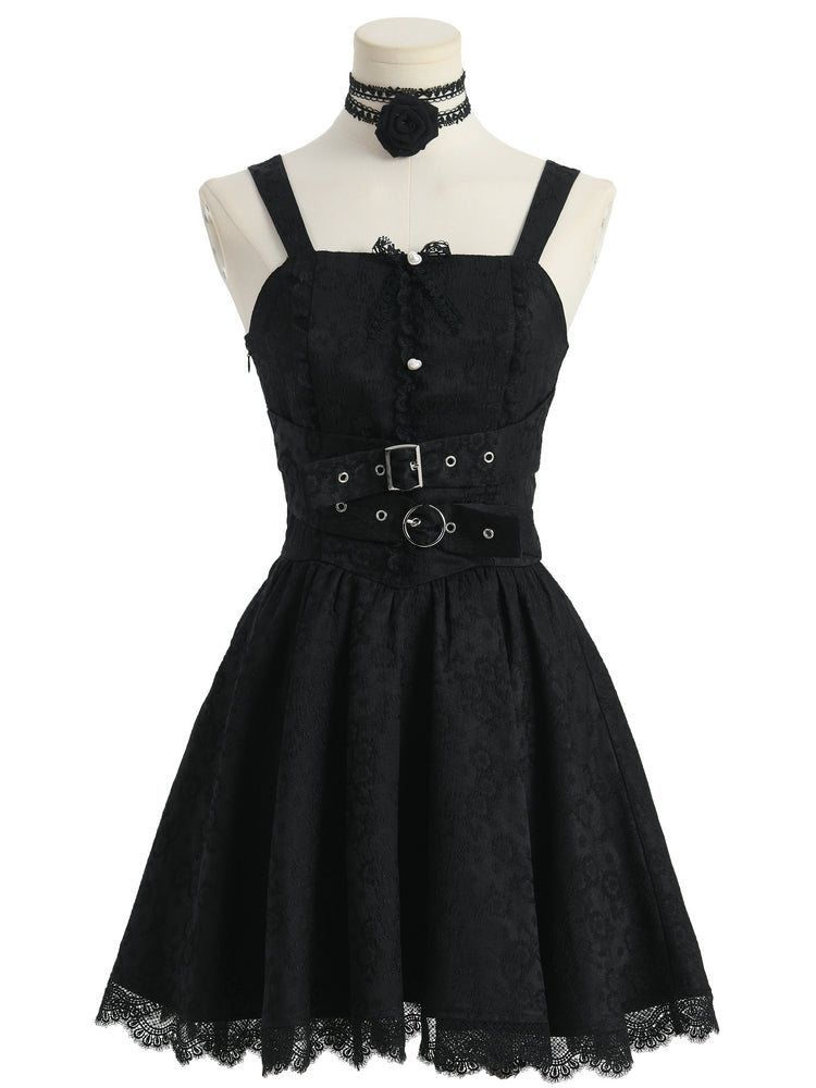 Original design black bow dress