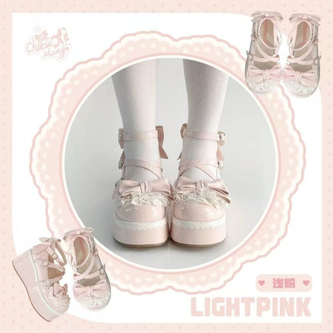 Original lolita shoes heightening mary jane shoes