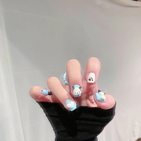 Cute style childlike Sanrio series super cute girl Pacha dog nail art wear