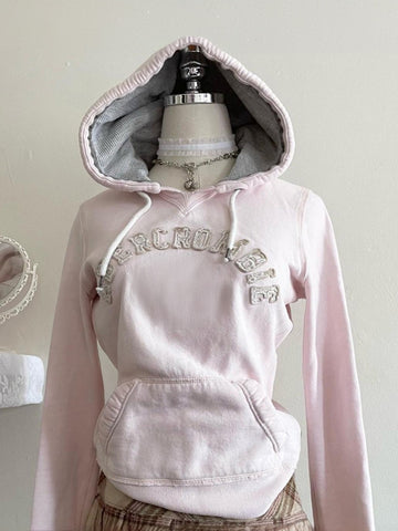 Original pink hooded sweatshirt women's suit