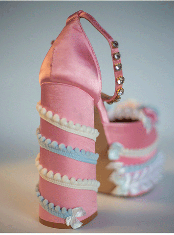 Original handmade lolita sweet hot girl Yabi y2k high heels