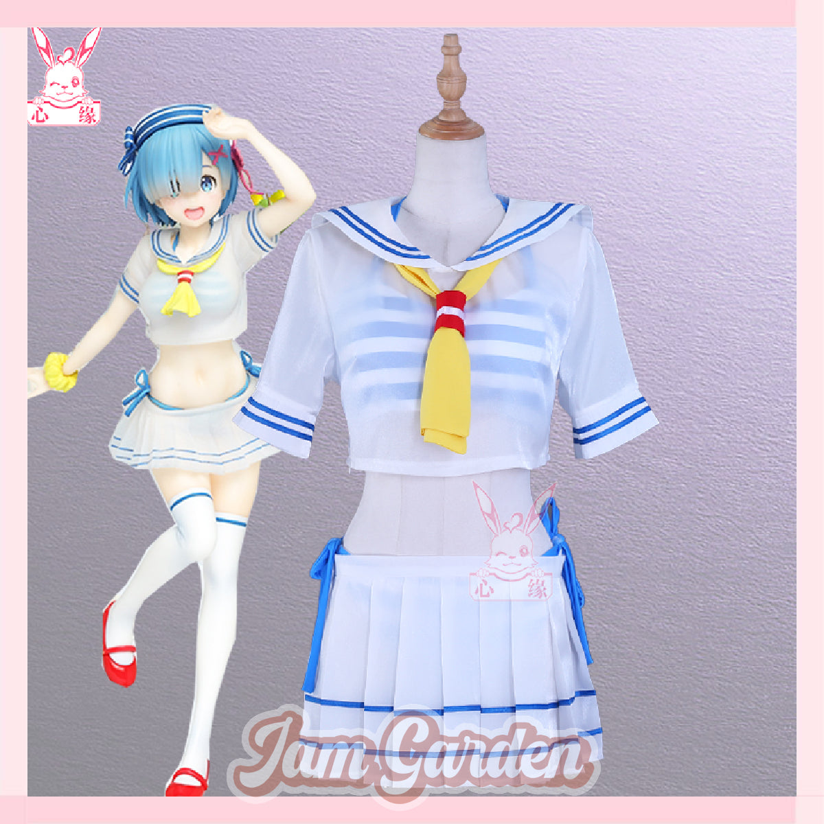 Life in a Different World from Zero Rem cos Ram sailor swimsuit