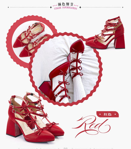 Original new style high heels bow high heels