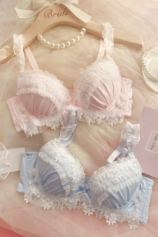 Sweet and cute comfortable bra set for girls