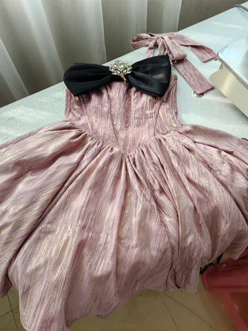 Lolita bow sleeveless princess dress