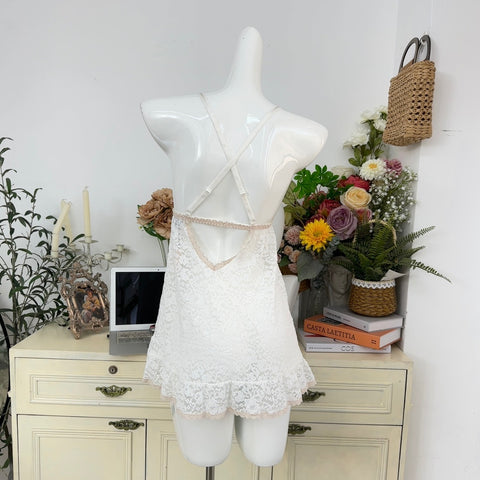 Hot girl retro y2k sexy design fantasy lace camisole top