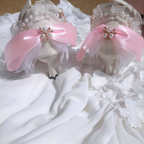 Original bride high heels lolita pink blue