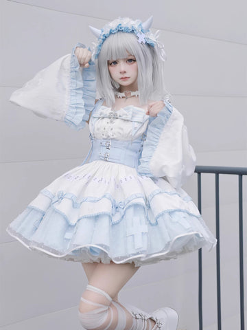 Devil's contract jsk sweet cool hot girl dress